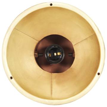 Industrial Hanging Lamp 25W Brass Round 19cm E27 - Hipomarket