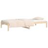 Day Bed 90x190 cm Single Solid Wood Pine | Hipomarket