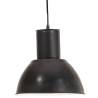 Black Round Hanging Lamp 25W E27 - 28.5cm | Hipomarket