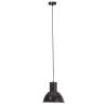 Black Round Hanging Lamp 25W E27 - 28.5cm | Hipomarket