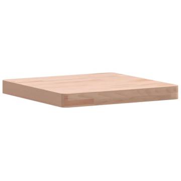 Square Solid Wood Beech Table Top - 40x40x4 cm | Hipomarket