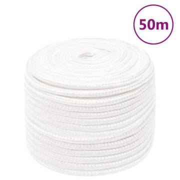 Boat Rope Full White 14 mm 50 m Polypropylene - Durable & Versatile