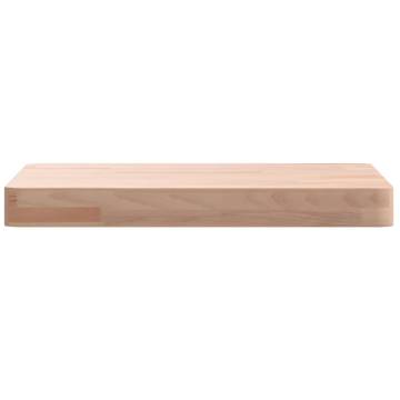 Square Solid Wood Beech Table Top - 40x40x4 cm | Hipomarket