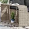  Storage Shelves 2 pcs Light Grey Poly Rattan Colour light grey Number of 1 