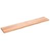 Wall Shelf Light Brown 220x40x(2-6) cm Treated Solid Wood Oak Colour light brown Size 220 x 40 x 6 cm Quantity in Package 1 Number of Pieces 