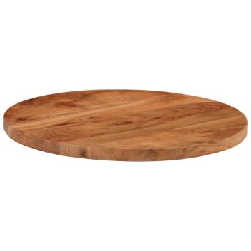 Round Solid Wood Acacia Table Top Ø40x2.5 cm | HipoMarket