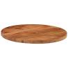 Round Solid Wood Acacia Table Top Ø40x2.5 cm | HipoMarket