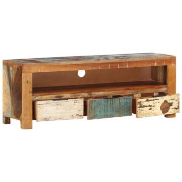 Solid Reclaimed Wood TV Cabinet - Unique & Eco-Friendly