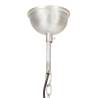 Industrial Hanging Lamp 25W Silver Round 40cm E27 - HipoMarket