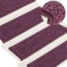  Carpet Stair Treads 15 pcs 65x21x4 cm Dark Purple Colour dark purple Size 65 x 21 x 4 cm Quantity in Package 15 