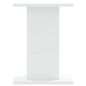 Stylish Speaker Stands - 2 Pcs White | Hipomarket UK