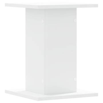 Stylish Speaker Stands - 2 Pcs White | Hipomarket UK