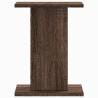 Brown Oak Speaker Stands - Quality & Stability | HipoMarket