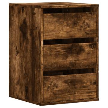 Corner Chest of Drawers - Smoked Oak | Durable & Stylish Storage