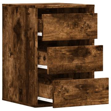 Corner Chest of Drawers - Smoked Oak | Durable & Stylish Storage