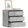  Corner Chest of Drawers Concrete Grey 60x41x58 cm Engineered Wood Colour concrete grey Size 60 x 41 x 58 cm Quantity in Package 1 