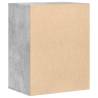 Corner Chest of Drawers in Concrete Grey - Stylish Storage Solution