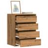  Corner Chest of Drawers Artisian Oak 60x41x76 cm Engineered Wood Colour oak Size 60 x 41 x 76 cm Quantity in Package 1 