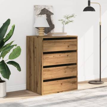 Corner Chest of Drawers - Artisan Oak | Durable & Spacious