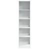 Stylish White Wardrobe 50x50x200 cm | Durable Engineered Wood