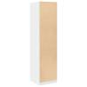 Stylish White Wardrobe 50x50x200 cm | Durable Engineered Wood