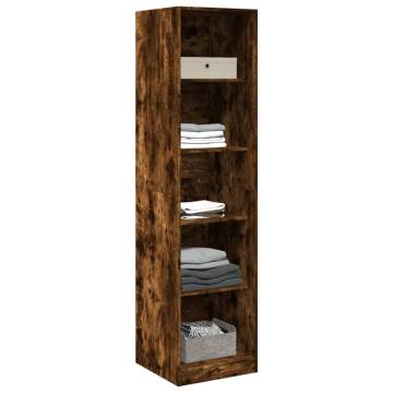 Stylish Old Wood Wardrobe - 50x50x200 cm Engineered Wood