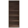 Stylish Brown Oak Wardrobe - 80x50x200 cm Engineered Wood