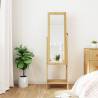 Stylish Mirror Jewellery Cabinet with LED Lights - Free Standing