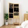 Stylish Mirror Jewellery Cabinet with LED Lights - Free Standing