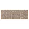 Stair Mats Self-Adhesive Sisal-Look 15 pcs - Light Beige