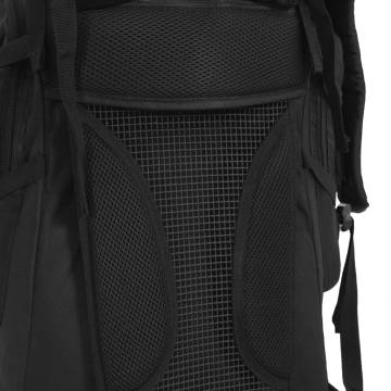 Hiking Backpack Black 60L - Durable Oxford Fabric