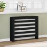 Radiator Cover Black 104x20x82 cm | Stylish Engineered Wood