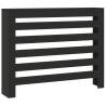 Radiator Cover Black 104x20x82 cm | Stylish Engineered Wood