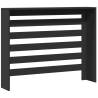 Radiator Cover Black 104x20x82 cm | Stylish Engineered Wood