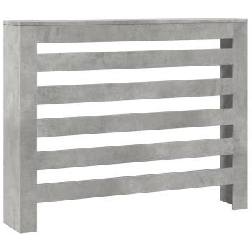 Radiator Cover Concrete Grey | Stylish Engineered Wood Design