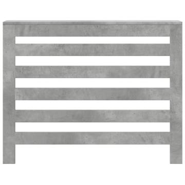 Radiator Cover Concrete Grey | Stylish Engineered Wood Design