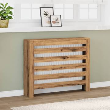 Radiator Cover Artisian Oak 104x20x82 cm | Stylish & Durable