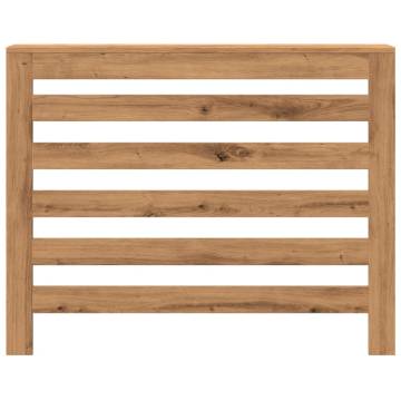 Radiator Cover Artisian Oak 104x20x82 cm | Stylish & Durable