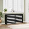  Radiator Cover Black 175x20x82 cm Engineered Wood Colour black Size 175 x 20 x 82 cm Quantity in Package 1 Design horizontal slats 