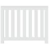 Radiator Cover White 104x20x82 cm - Stylish Engineered Wood