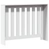 Radiator Cover White 104x20x82 cm - Stylish Engineered Wood