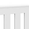 Radiator Cover White 104x20x82 cm - Stylish Engineered Wood