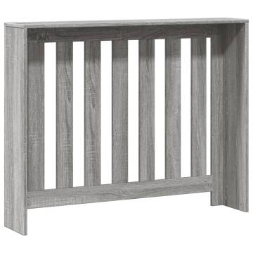 Radiator Cover Grey Sonoma - Modern Engineered Wood | HiPoMarket