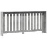 Stylish Radiator Cover in Concrete Grey - 175x20x82 cm