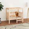  Dog Bed 75.5x63.5x70 cm Solid Wood Pine Colour natural Size 75.5 x 63.5 x 70 cm 