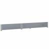 Pallet Collar Grey 120x80 cm | Solid Wood Pine for Storage