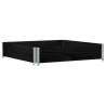 Pallet Collar Black 100x100 cm - Solid Wood Pine