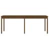 Honey Brown Garden Table - Solid Pine Wood 203.5x100 cm