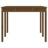 Honey Brown Garden Table - Solid Pine Wood 203.5x100 cm