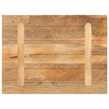 Rectangular Solid Mango Wood Table Top - 70x60x3.8 cm